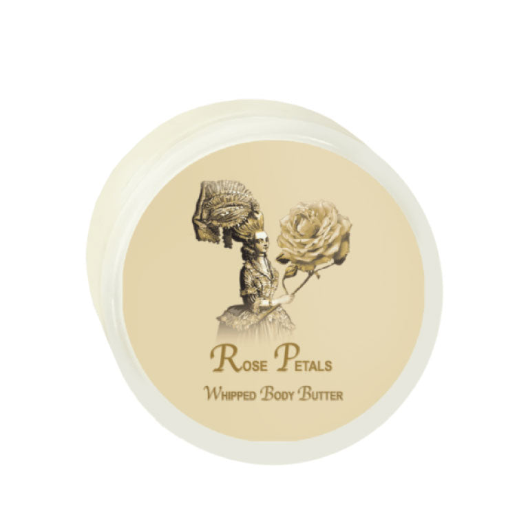 Rose Petals Argan Oil Whipped Body Butter 8oz.