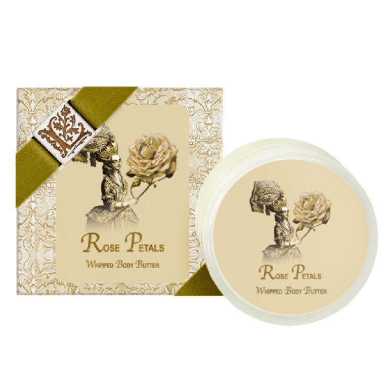 Rose Petals Argan Oil Whipped Body Butter 8oz.