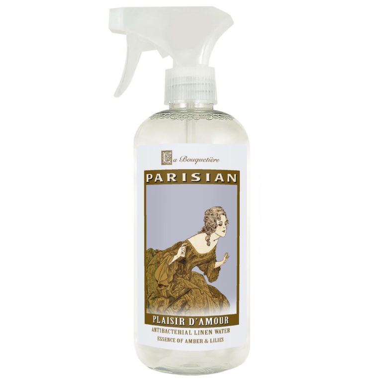 Plaisir d'Amour Antibacterial Linen Water 19oz.